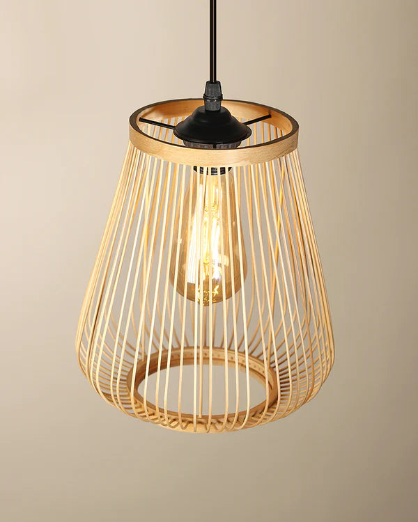 Handmade Bamboo Ceiling Lamp for Living Room and Hall