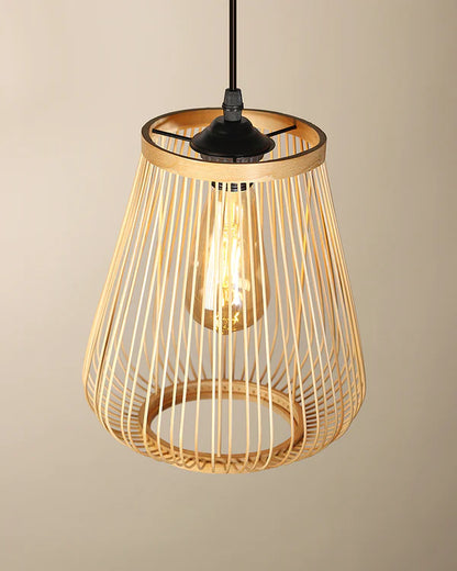 Handmade Bamboo Ceiling Lamp for Living Room and Hall