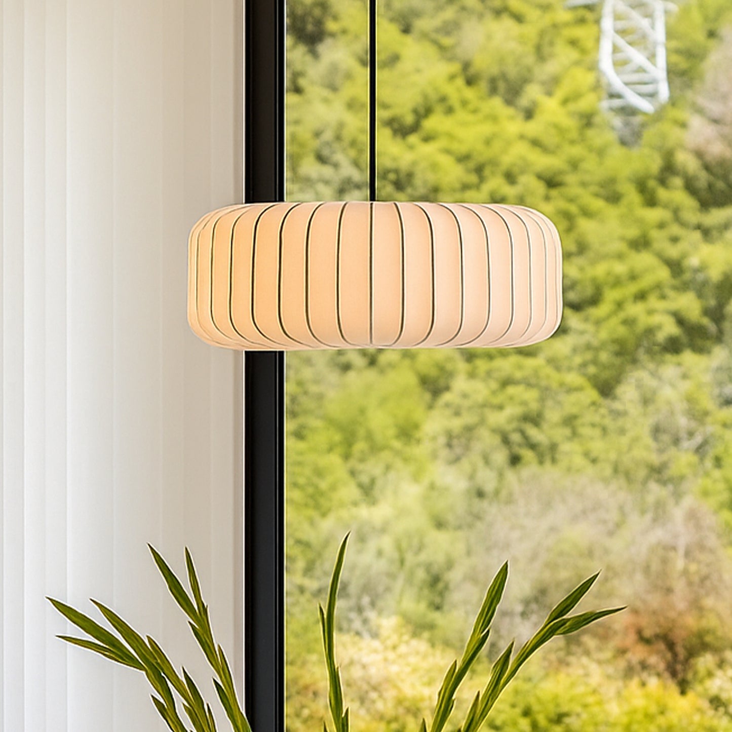 Fabric Pendant Lampshade for Living Room and Dining Area