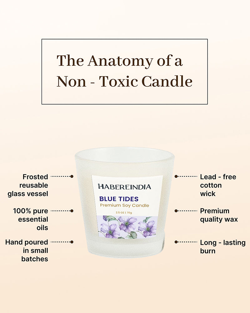 Set of 4 Scented Aroma Candles in Glass | Decorative Fragrance Candle Set | 45gm, 8hr Burn Each