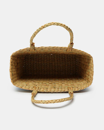 Handcrafted Seagrass Basket Tote for Daily Use