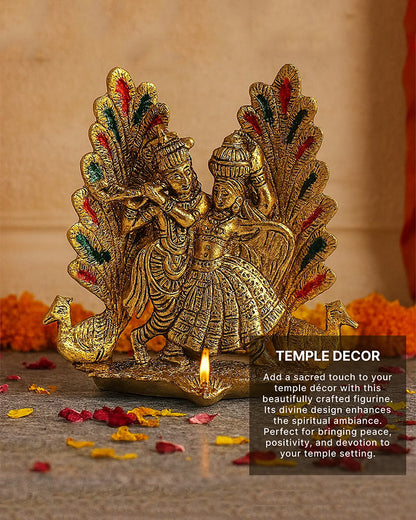 Radha Krishna Idol & Figurine for Home | God Idol for Pooja Room | Krishna Statue