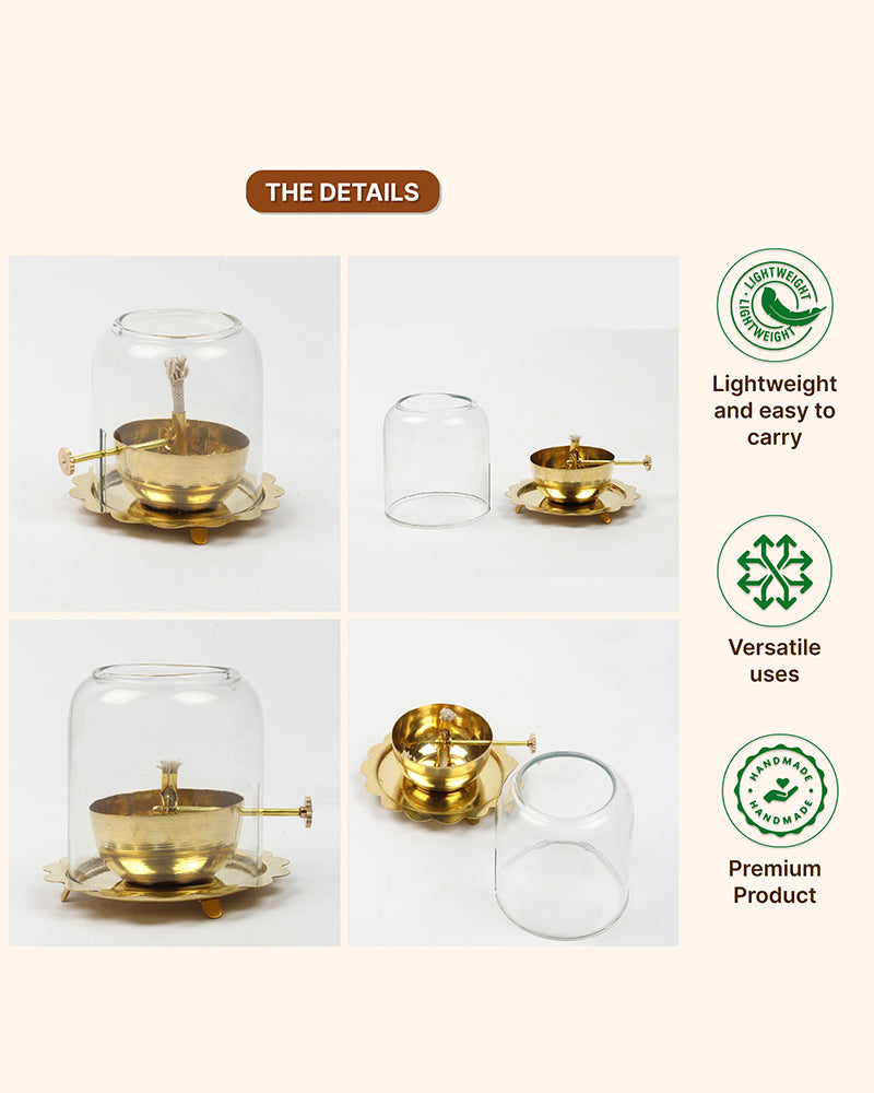 Traditional Akhand Diya for Pooja Room and Mandir Use