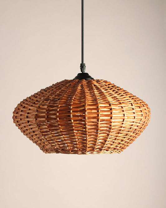 Handmade Wicker Ceiling Light for Home Decor and Lounge