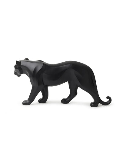 Polypropylene Black Panther Figurine for Home Decor, Hall Display, and Gifts