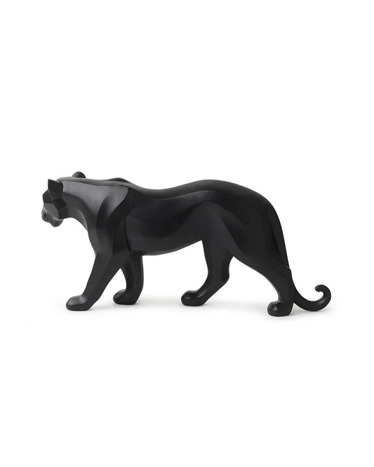 Polypropylene Black Panther Figurine for Home Decor, Hall Display, and Gifts