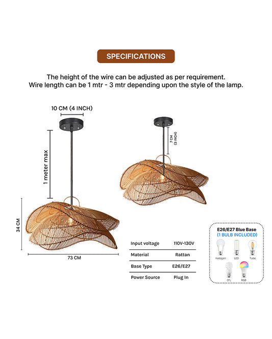 Contemporary Ceiling Hanging Light for Living Room Decor