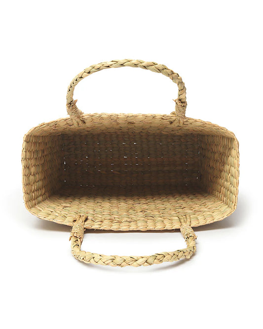 Handmade Seagrass Shopping Bag with Handle