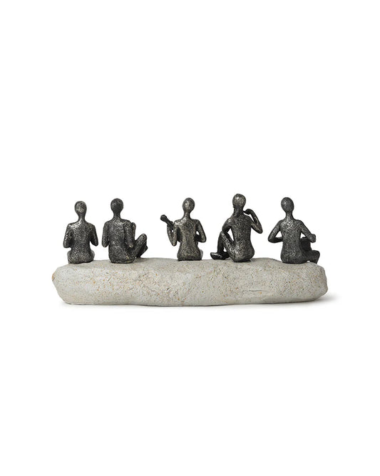 Polypropylene Musician Figurines for Home Decor and Wedding Gifts