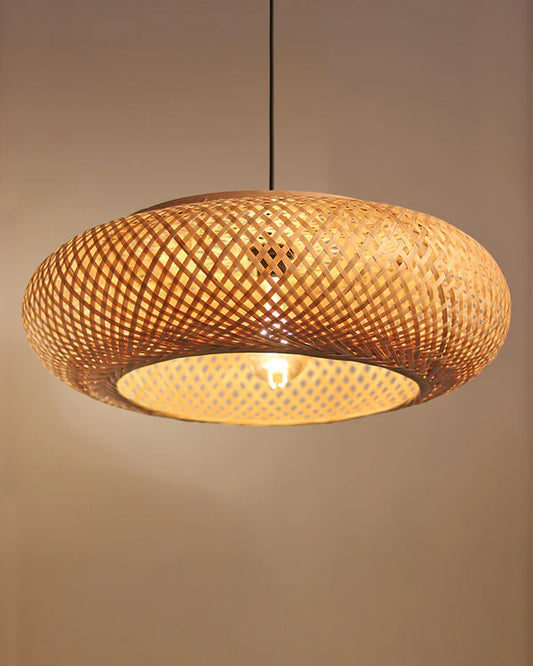 Boho Bamboo Pendant Lamp for Home Decor and Lounge