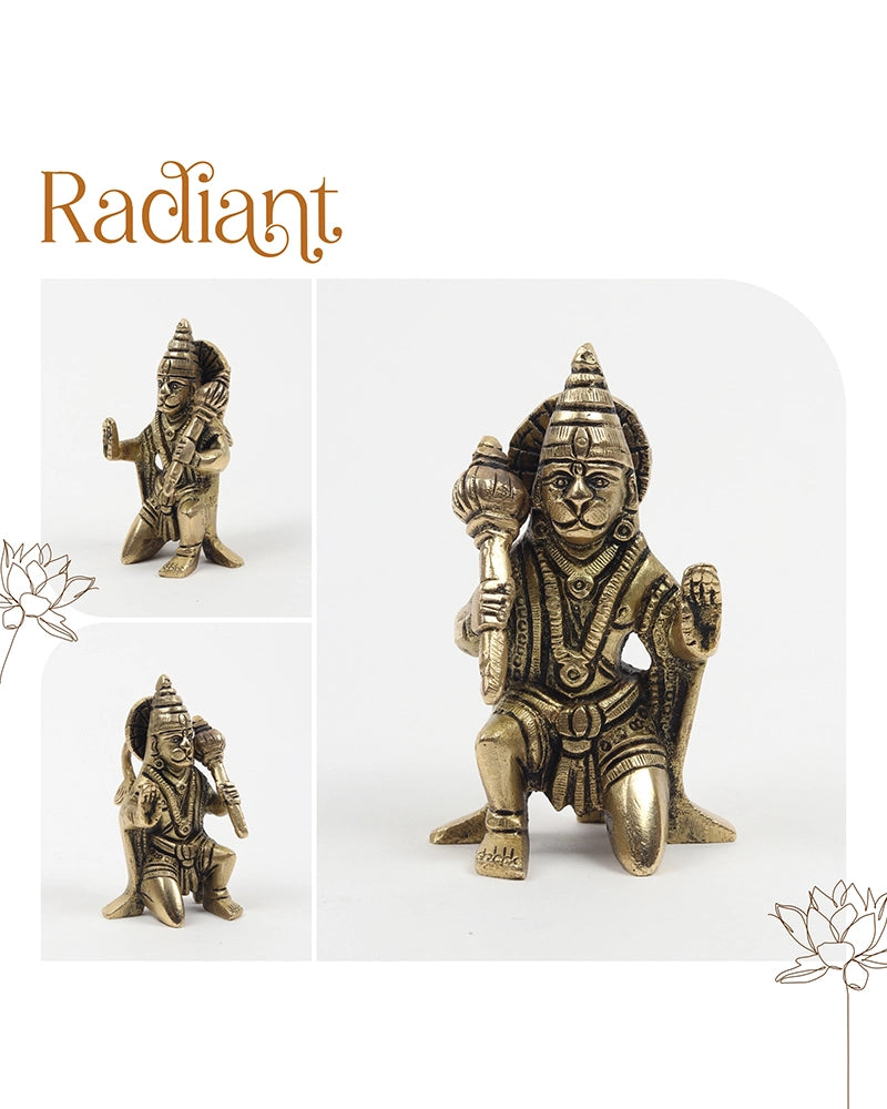 Hanuman Ji Murti in for Pooja Room, Daily Worship & Spiritual Gifting