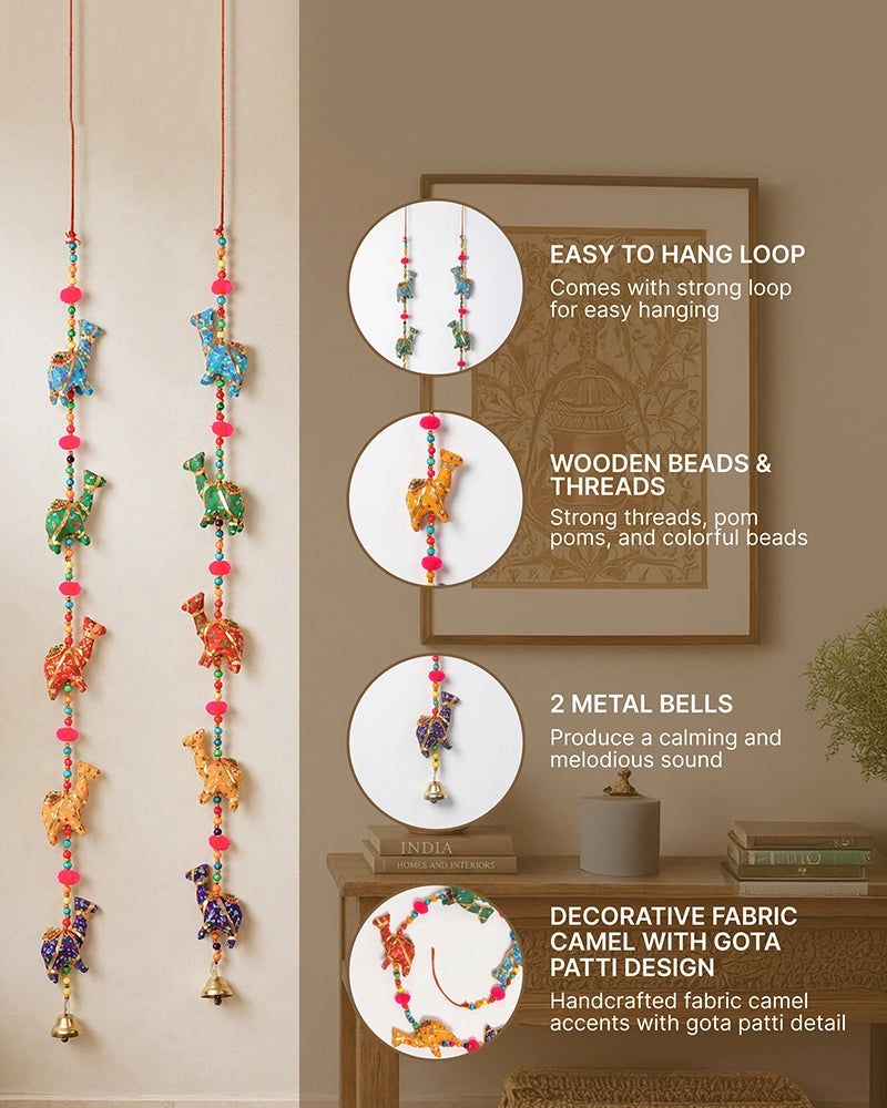 Handmade Rajasthani Door Toran Wall Hanging for Home Decor & Festive Gifting