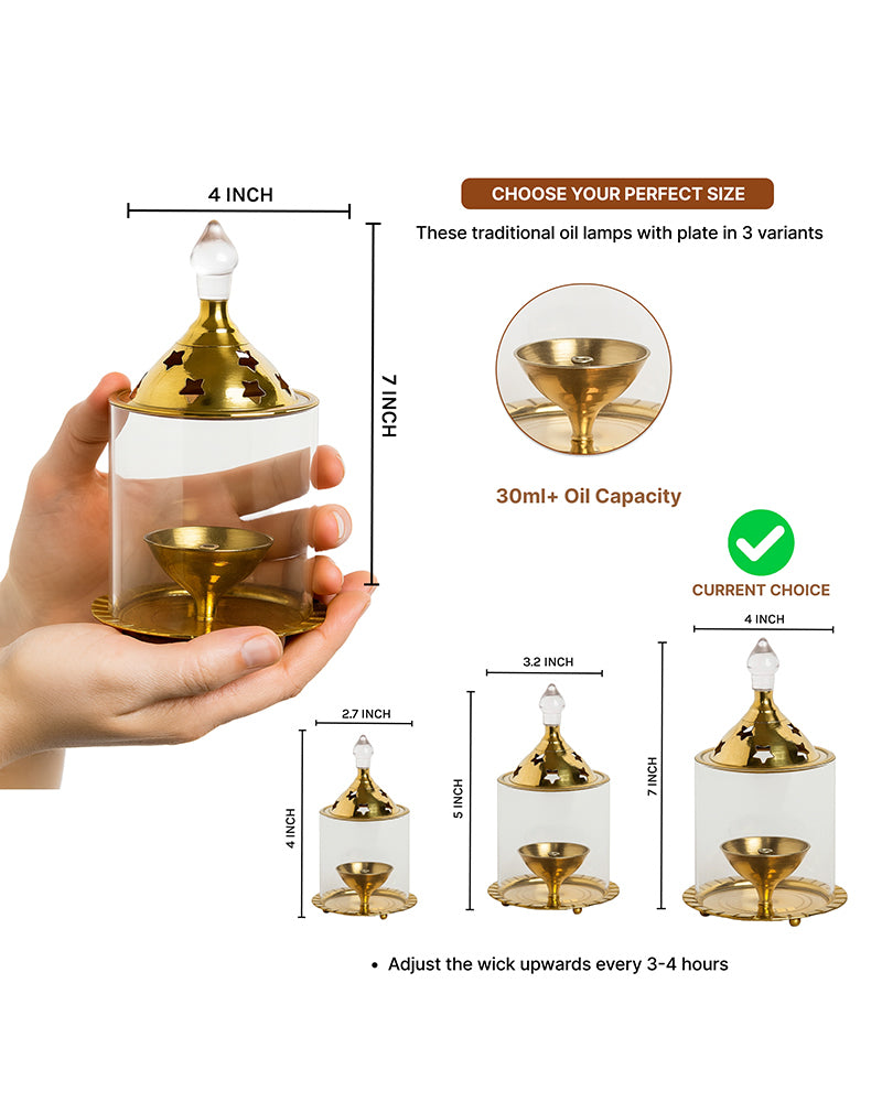 Premium Akhand Diya for Pooja | Long-Lasting Akhand Jyoti