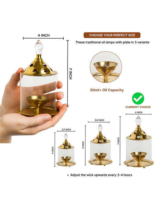 Premium Akhand Diya for Pooja | Long-Lasting Akhand Jyoti