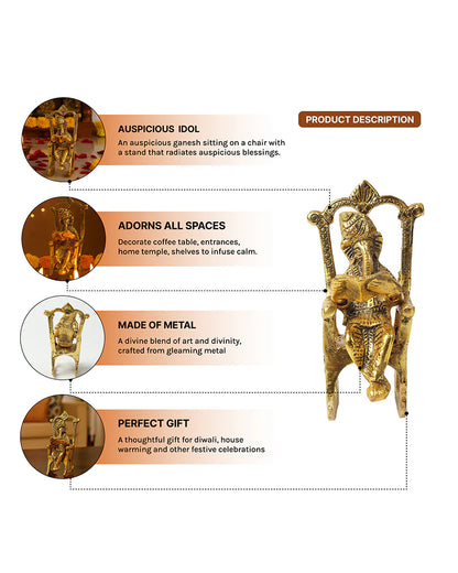 Lord Ganesha Statue, God Idol for Home Decor and Pooja Room