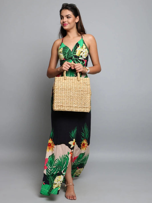 Seagrass Tiffin Basket for Picnics, Gifting, and Everyday Home Storage