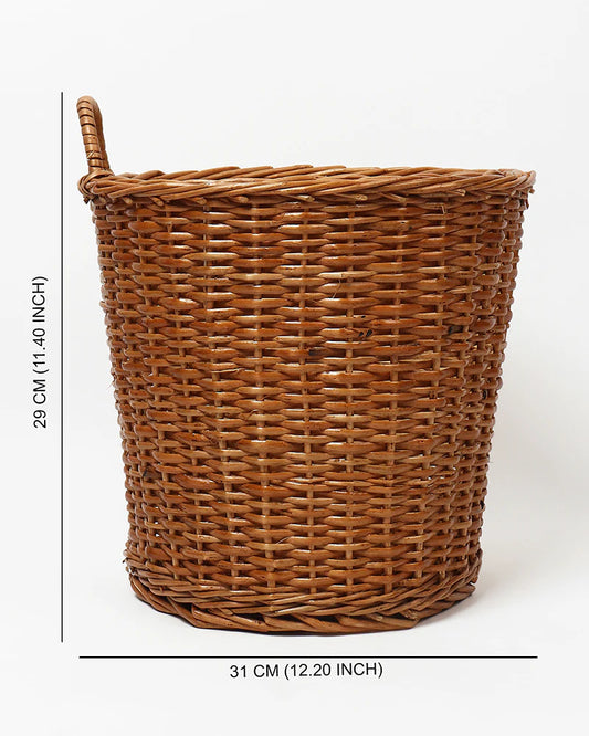 Multipurpose Wicker Basket – Ideal for Plants, Storage, or Use as a Dustbin