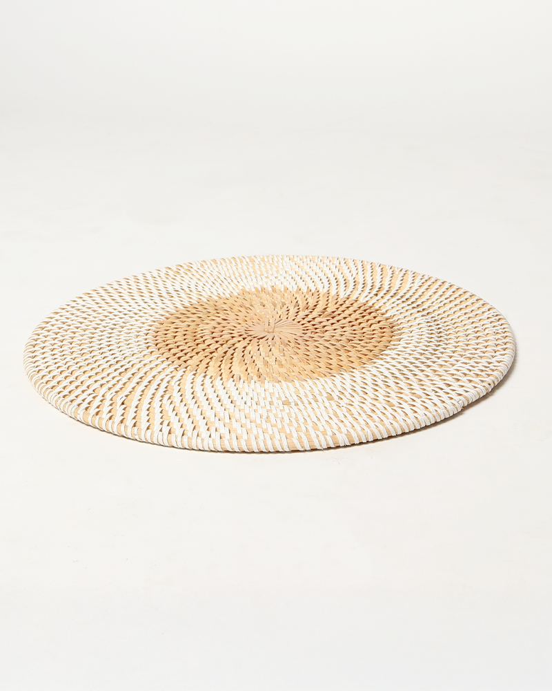 Handcrafted Rattan Placemat for Dining Table and Kitchen Decor