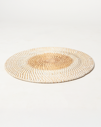 Handcrafted Rattan Placemat for Dining Table and Kitchen Decor