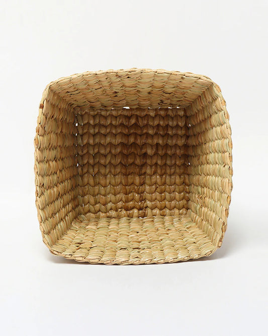 Eco-Friendly Seagrass Dustbin for Minimalist and Modern Home Decor