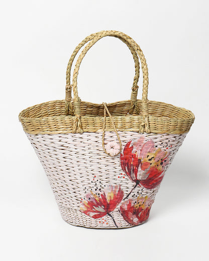 Seagrass Beach Tote Bag | Handbag Basket
