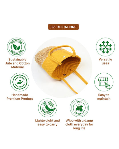 Jute Handbag for Women for Daily Shopping and Style