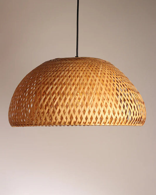 Natural Bamboo Pendant Lamp for Bedroom and Living Room