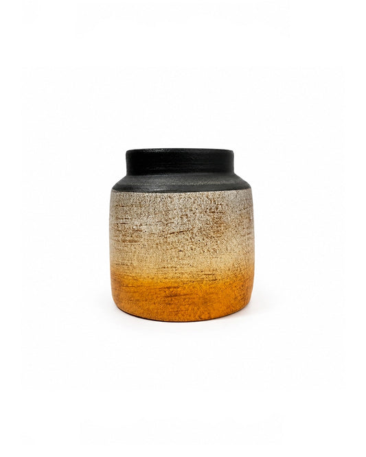 Premium Terracotta Decorative Flower Vase with Textured Finish for Home