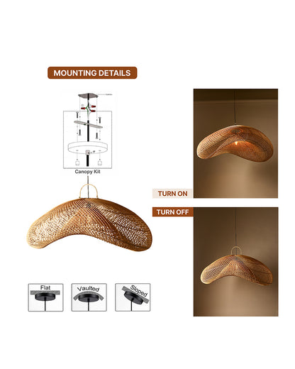 Soft Light Hanging Lamp for Home, Living Room and Hallway