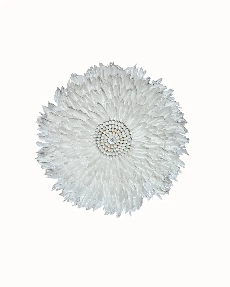 Handmade Organic Feather Juju Hat Boho Wall Art