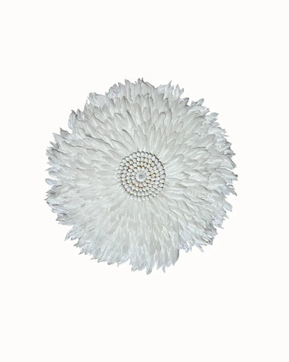 Handmade Organic Feather Juju Hat Boho Wall Art