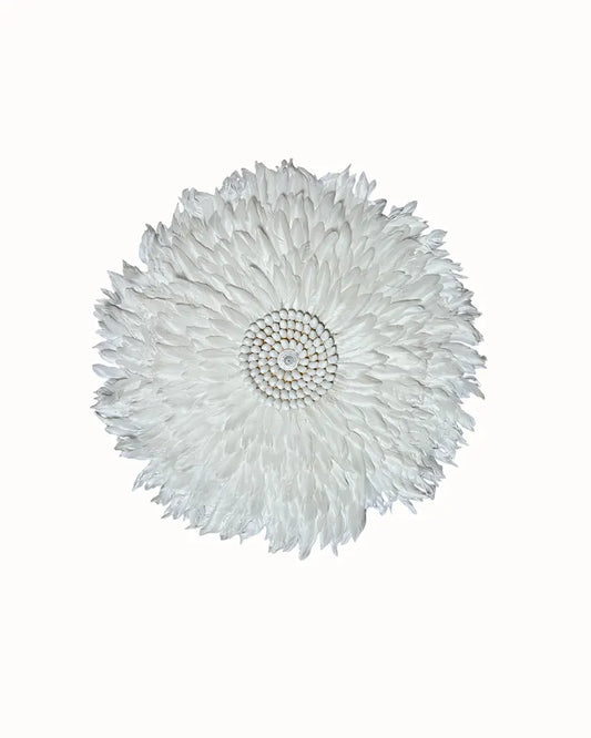 Handmade Organic Feather Juju Hat Boho Wall Art