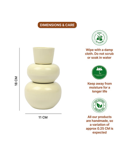 Elegant Metal Vase for Modern Minimalist and Luxury Home Interiors