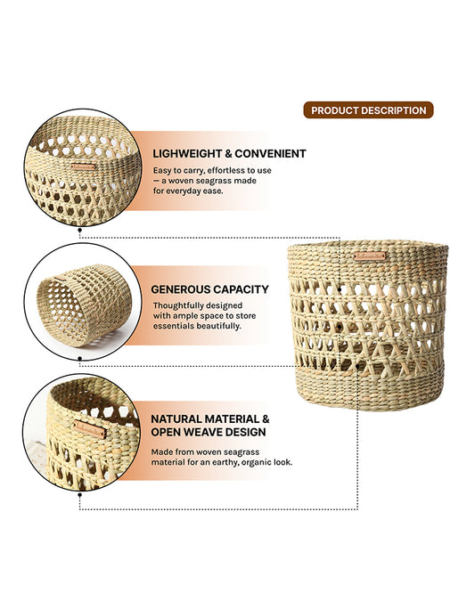 Basket For Kitchen Storage | Baskets For Organizing | Storage Organizer | Shelf Basket