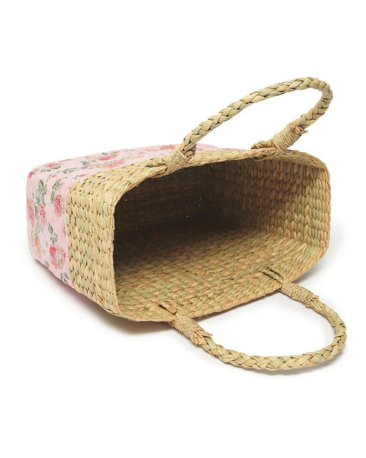 Handmade Seagrass Shopping Bag with Handle