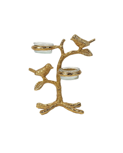 Romantic Love Birds Tree Candle Holder for Home Décor & Gifting