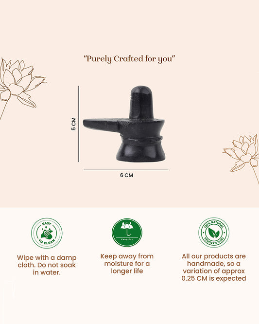 Shivling Showpiece for Pooja Needs and Home Decor