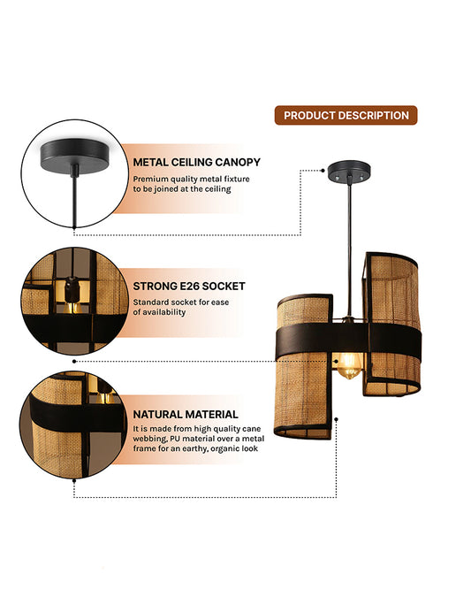Pendant Lights | Hanging Lamps | Bamboo Ceiling Lamps For Living Room