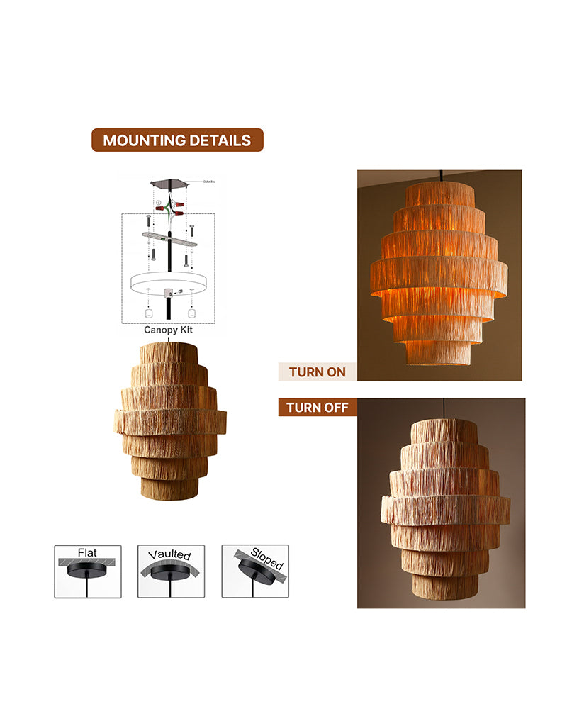 Hanging Lights for Balcony and Outdoor Home Decoration