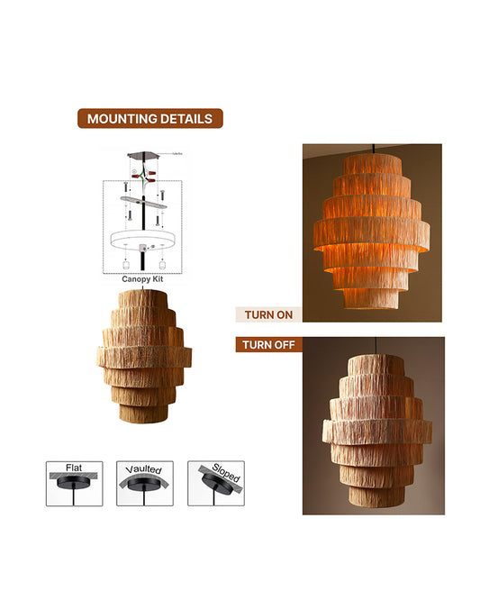 Hanging Lights for Balcony and Outdoor Home Decoration