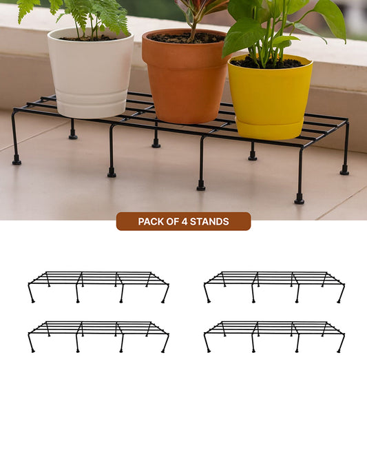 Metal Plant Holder Stand | Plant Pot Stand | Garden Pot Stands for Indoor and Outdoor Use