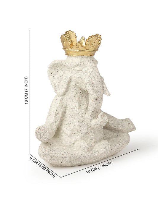 Polypropylene Elephant Figurine for Home Decor, Office, and Gifting