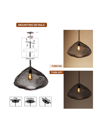 Ceiling Hanging Lamp for Living Room and Natural Home Decor