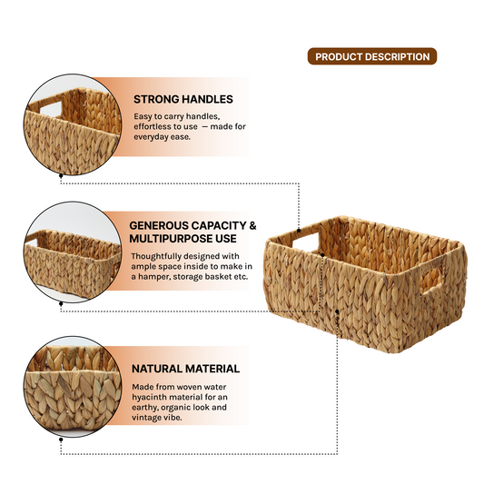 Basket For Storage | Basket For Clothes | Kitchen Storage Basket | Cupboard Organiser