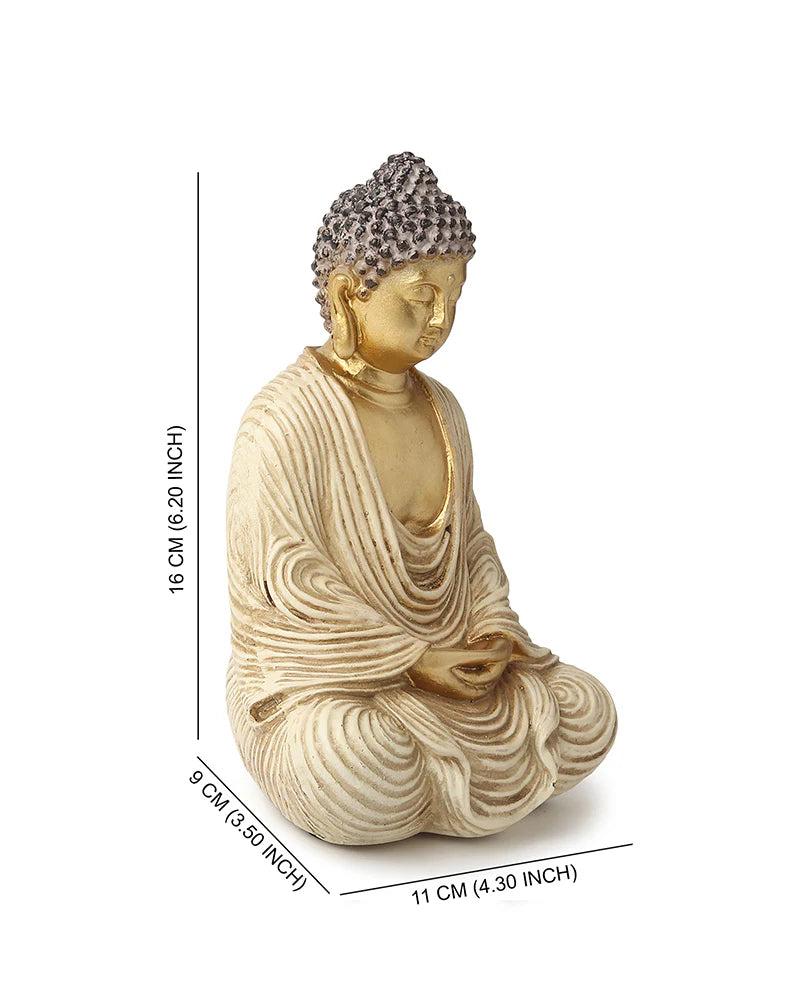 Polypropylene Buddha Statue and Showpiece for Home Decor and Gifts