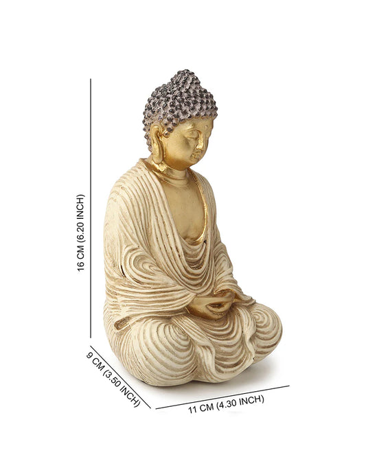 Polypropylene Buddha Statue and Showpiece for Home Decor and Gifts