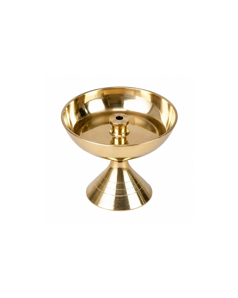 100 % Pure Brass Pooja Diya for Mandir
