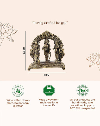 Brass Ram Darbar God Idol Decorative Showpiece for Home