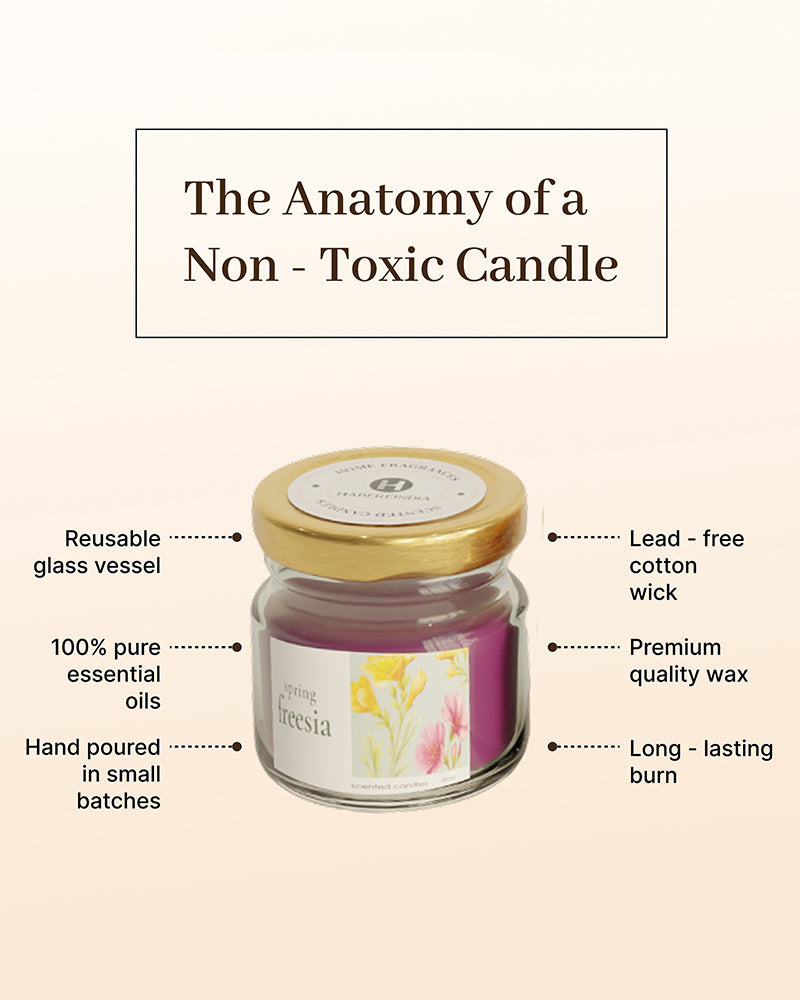 Set of 6 Scented Aroma Candles, 26gm Each 6-8H Burn | Fragrance Candle Set for Gifting