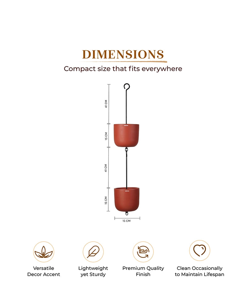 Decorative Flower Pot for Balcony Stand Styling